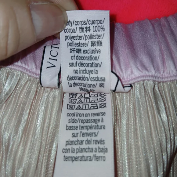 Victoria's Secret Pink Metallic Pajama Pants - Picture 9 of 12